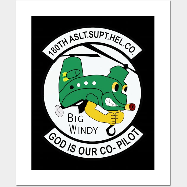 180th ASHC - Big Windy - God is Co-Pilot Wall Art by twix123844